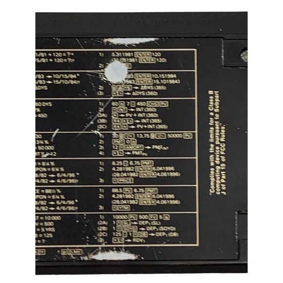 USA Made Hewlett Packard HP 12C Financial Business Programmable Calculator 1988 - Picture 10 of 15